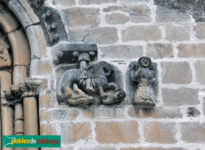 Betren - Església de Sant Esteve, detall finestra de la capçalera (Foto: Albert Esteves, 2018) Betren - Església de Sant Esteve, detall finestra de la capçalera