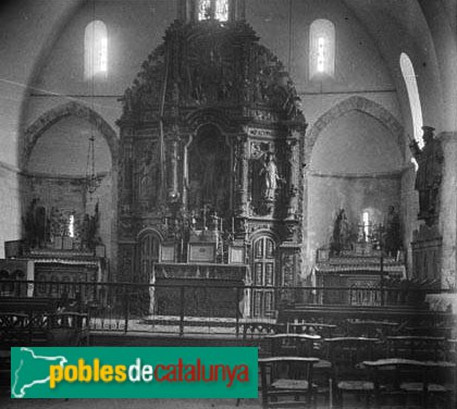 Betren - Església de Sant Esteve (Foto: Jaume Biosca -Arxiu Fotogràfic Centre Excursionista de Catalunya-, 1928) Betren - Església de Sant Esteve