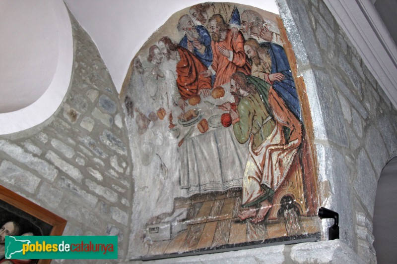 Vielha - Església de Sant Miquel, pintures murals del segle XVI