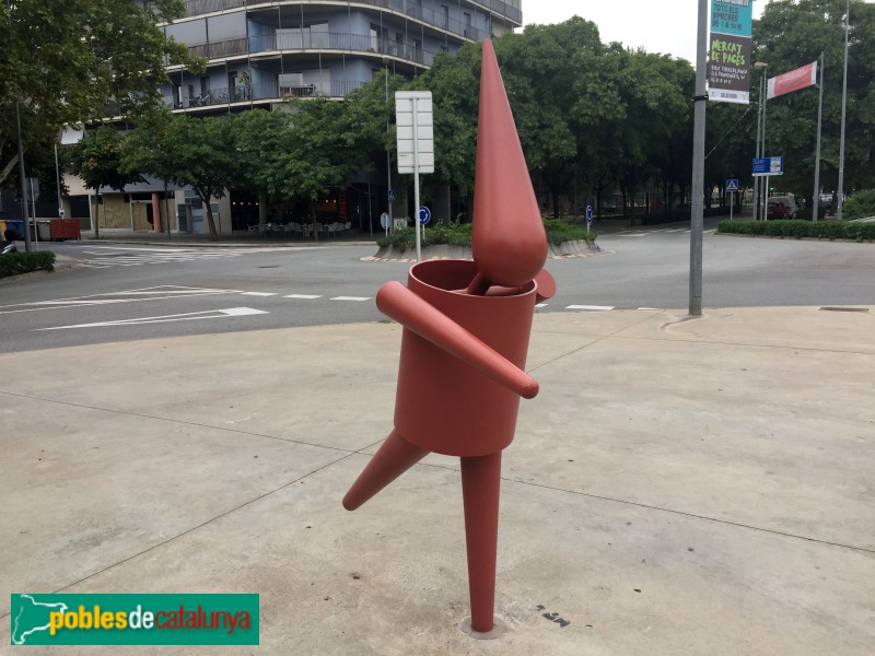 Sant Just Desvern - Escultura <i>Estrès</i> (Foto: Albert Esteves, 2018) Sant Just Desvern - Escultura <i>Estrès</i>