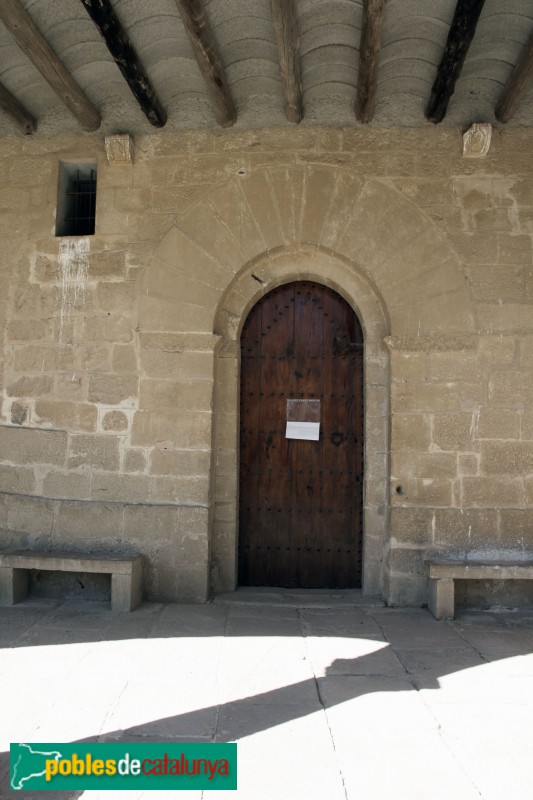 Guimerà - Santa Maria de la Bovera, casa de l'ermità (Foto: Albert Esteves, 2018) Guimerà - Santa Maria de la Bovera, casa de l'ermità