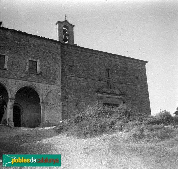 Guimerà - Santa Maria de la Bovera (Foto: Francesc Blasi -Arxiu Fotogràfic Centre Excursionista de Catalunya, 1925) Guimerà - Santa Maria de la Bovera