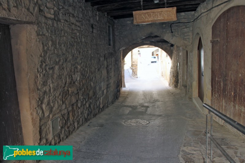 Guimerà - Pas cobert (Foto: Albert Esteves, 2018) Guimerà - Pas cobert