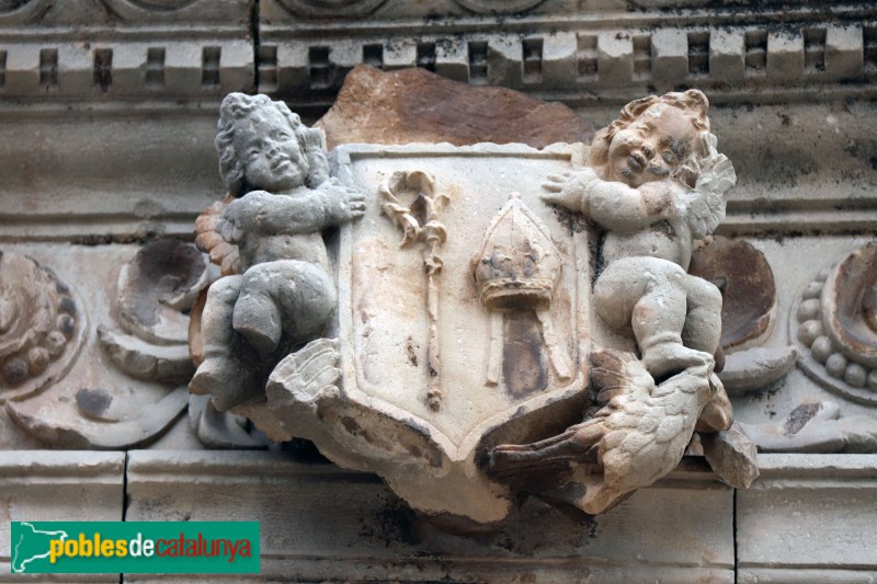 Sant Martí de Riucorb - Església de Sant Martí de Maldà, portada (Foto: Albert Esteves, 2018) Sant Martí de Riucorb - Església de Sant Martí de Maldà, portada