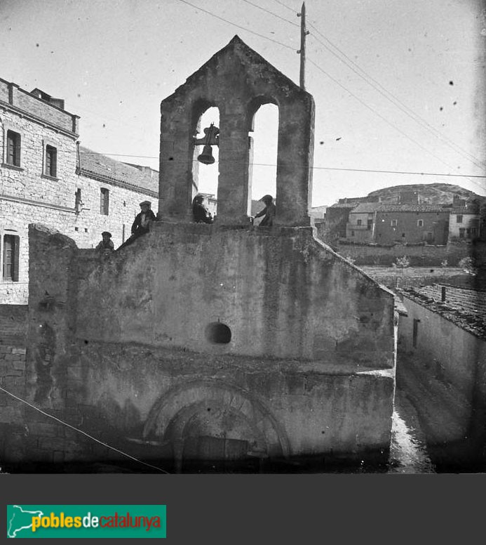 Maldà - Església de Sant Pere (Foto: Josep Salvany -Fons Salvany, Biblioteca de Catalunya-, 1917) Maldà - Església de Sant Pere