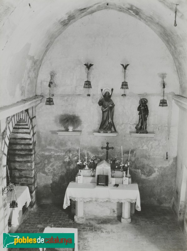 Vallbona de les Monges - Sant Andreu de Montblanquet (Foto: Joan Tous, Calaix.Gencat.cat, 1965) Vallbona de les Monges - Sant Andreu de Montblanquet