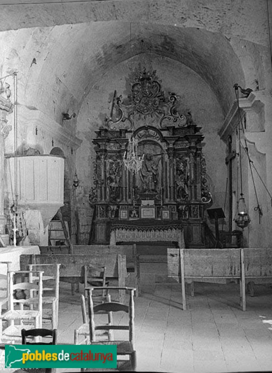 Vallbona de les Monges - Sant Andreu de Montblanquet (Foto: Francesc Blasi -Arxiu Fotogràfic Centre Excursionista de Catalunya, anys vint) Vallbona de les Monges - Sant Andreu de Montblanquet