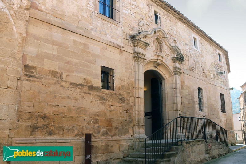 Vallbona de les Monges - Monestir de Santa Maria. Façana barroca
