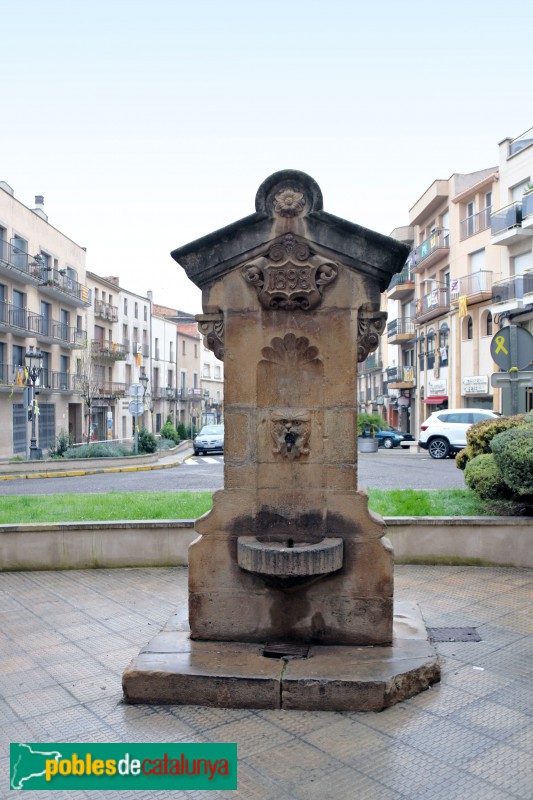Bellpuig - Font de Sant Roc (Foto: Albert Esteves, 2018) Bellpuig - Font de Sant Roc