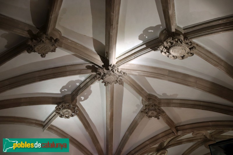 Bellpuig - Convent de Sant Bartomeu, sala capitular (Foto: Albert Esteves, 2018) Bellpuig - Convent de Sant Bartomeu, sala capitular