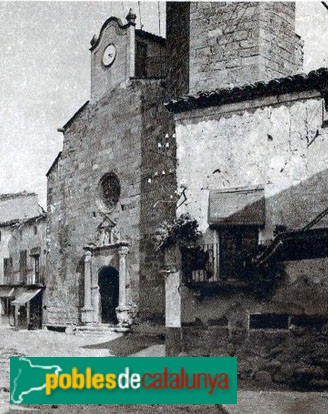 Castellserà - Església de Santa Magdalena, inicis segle XX (Foto: <i<Clixé Artigas-Ajuntament de Castellserà</i>) Castellserà - Església de Santa Magdalena, inicis segle XX