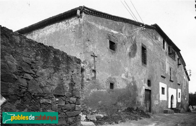 Esplugues de Llobregat - Can Ramoneda (Foto: <i>autor desconegut. Arxiu Fotogràfic Centre Excursionista de Catalunya</i>, inicis segle XX) Esplugues de Llobregat - Can Ramoneda