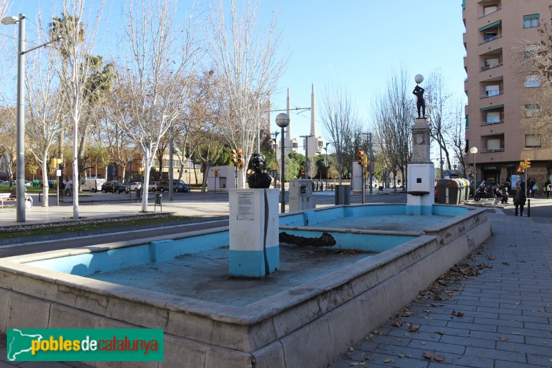 Sant Adrià de Besòs - Font de la placeta Macià (Foto: Albert Esteves, 2019) Sant Adrià de Besòs - Font de la placeta Macià