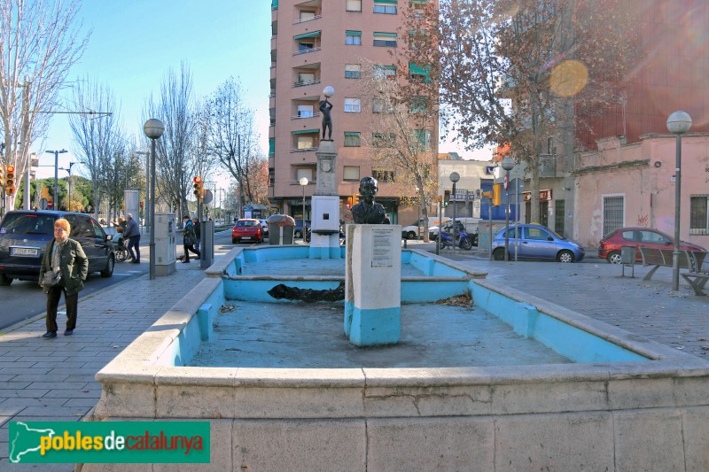 Sant Adrià de Besòs - Font de la placeta Macià (Foto: Albert Esteves, 2019) Sant Adrià de Besòs - Font de la placeta Macià