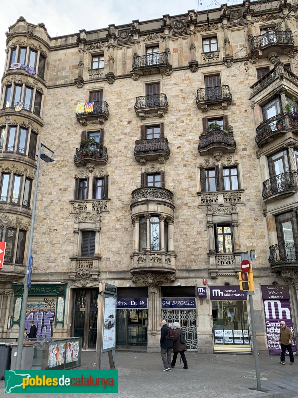 Barcelona - Gran Via, 540-542 (Foto: Albert Esteves, 2019) Barcelona - Gran Via, 540-542