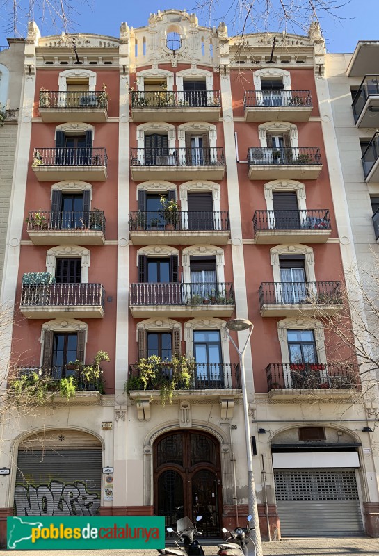 Barclona - Casa Antònia Casals (Diputació, 26) (Foto: Albert Esteves, 2019) Barclona - Casa Antònia Casals (Diputació, 26)