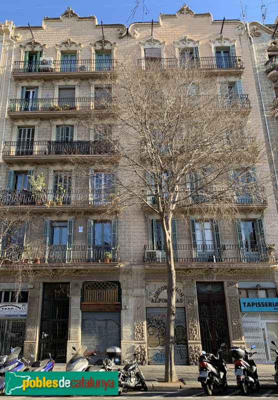 Barcelona - Cases Batlle-Contijoch (Diputació, 34-36) (Foto: Albert Esteves, 2019) Barcelona - Cases Batlle-Contijoch (Diputació, 34-36)