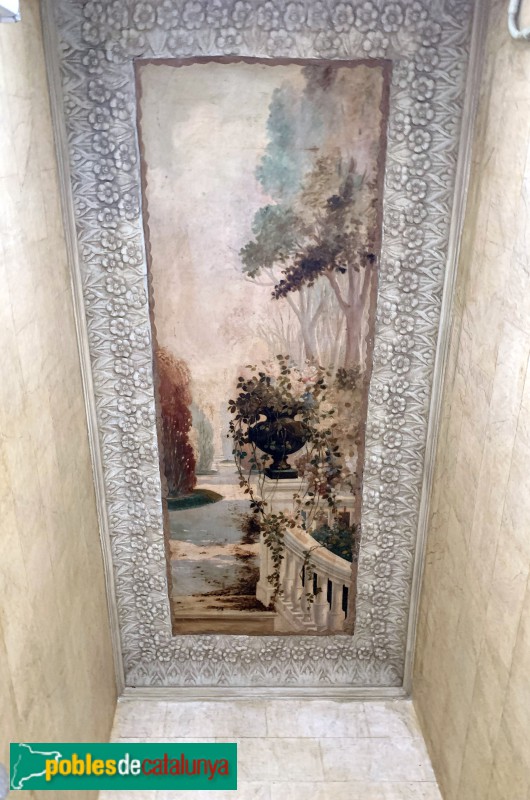 Barcelona - Diputació, 34, interior vestíbul (Foto: Albert Esteves, 2019) Barcelona - Diputació, 34, interior vestíbul