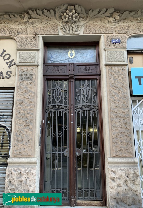 Barcelona - Diputació, 34 (Foto: Albert Esteves, 2019) Barcelona - Diputació, 34