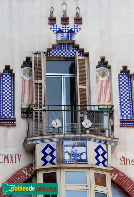 Barcelona - Casa Josep Sabadell (Meridiana, 99) (Foto: Albert Esteves, 2019) Barcelona - Casa Josep Sabadell (Meridiana, 99)