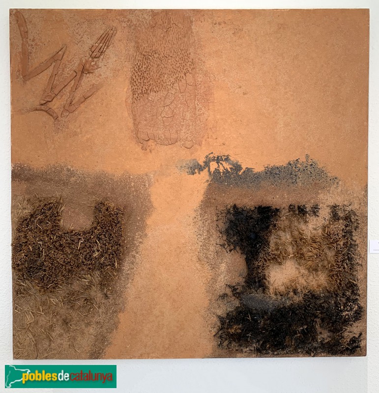 Guinovart - Terres i rostoll, 2003 (Foto: Albert Esteves, 2019) Guinovart - Terres i rostoll, 2003