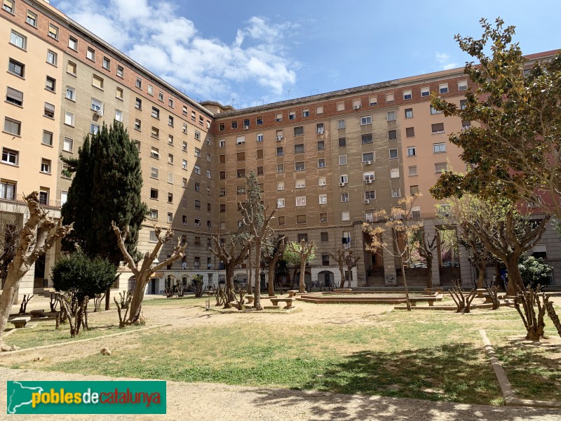 Barcelona - Edifici Agricultura, interior de l'illa