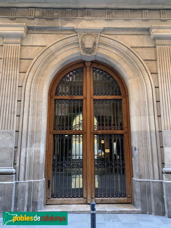 Barcelona - Col·legi de Notaris (Foto: Albert Esteves, 2019) Barcelona - Col·legi de Notaris