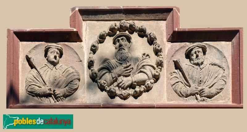 Museu de l'Enrajolada - Medallons procedents de la Sala del Trentenari, Barcelona (Foto: Albert Esteves, 2019) Museu de l'Enrajolada - Medallons procedents de la Sala del Trentenari, Barcelona