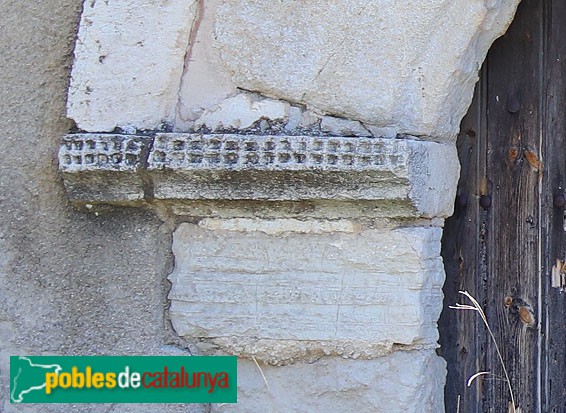 Aiguamúrcia - Capella de Santa Agnés, detall (Foto: Albert Esteves, 2019) Aiguamúrcia - Capella de Santa Agnés, detall