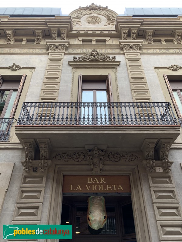 Barcelona - Casino La Violeta (Maspons, 6) (Foto: Albert Esteves, 2019) Barcelona - Casino La Violeta (Maspons, 6)