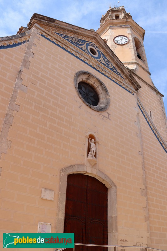 Nulles - Església de Sant Joan Baptista (Foto: Albert Esteves, 2019) Nulles - Església de Sant Joan Baptista