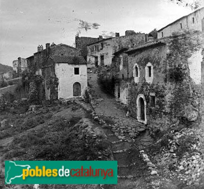 Tossa de Mar - Vila Vella (Foto: <i>Frederic Flos i Gibernau -Arxiu Fotogràfic Centre Excursionista de Catalunya</i>, anys vint) Tossa de Mar - Vila Vella