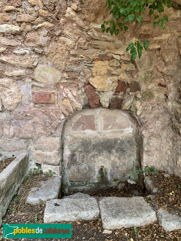 Cabra del Camp - Fontscaldetes, font (Foto: Albert Esteves, 2019) Cabra del Camp - Fontscaldetes, font