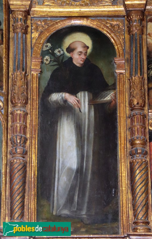 Vallmoll - Retaule renaixentista del Roser. Sant Domènec (Foto: Albert Esteves, 2019) Vallmoll - Retaule renaixentista del Roser. Sant Domènec