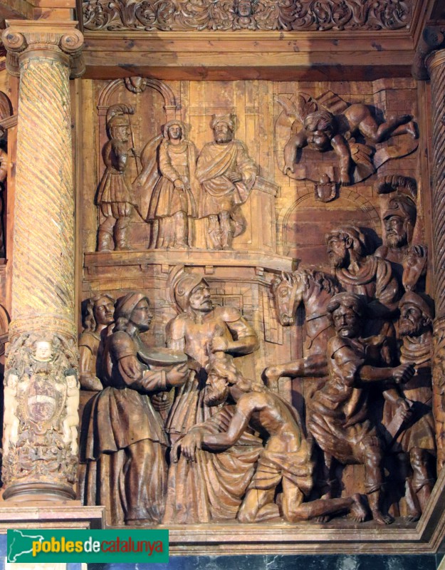 Valls - Església de Sant Joan Baptista, retaule (Foto: Albert Esteves, 2019) Valls - Església de Sant Joan Baptista, retaule