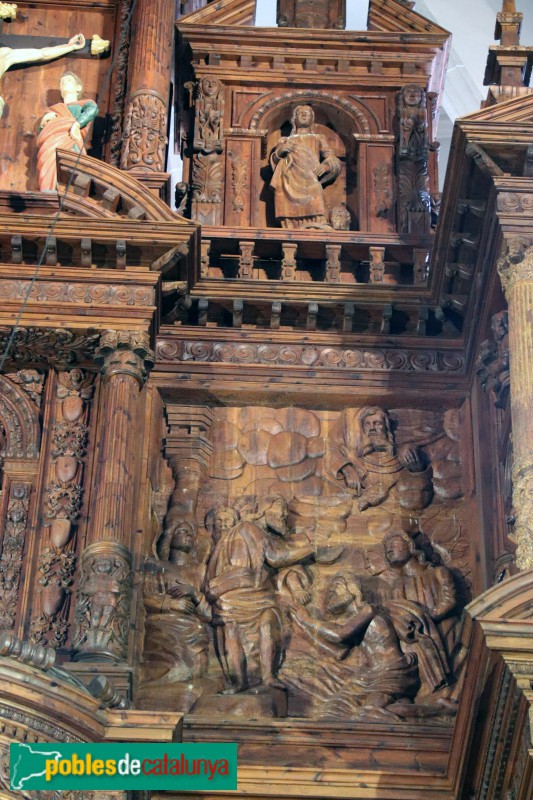 Valls - Església de Sant Joan Baptista, retaule (Foto: Albert Esteves, 2019) Valls - Església de Sant Joan Baptista, retaule