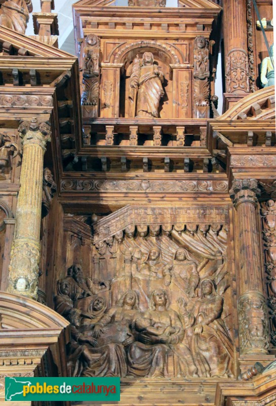 Valls - Església de Sant Joan Baptista, retaule (Foto: Albert Esteves, 2019) Valls - Església de Sant Joan Baptista, retaule