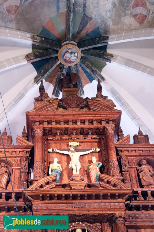 Valls - Església de Sant Joan Baptista, retaule (Foto: Albert Esteves, 2019) Valls - Església de Sant Joan Baptista, retaule