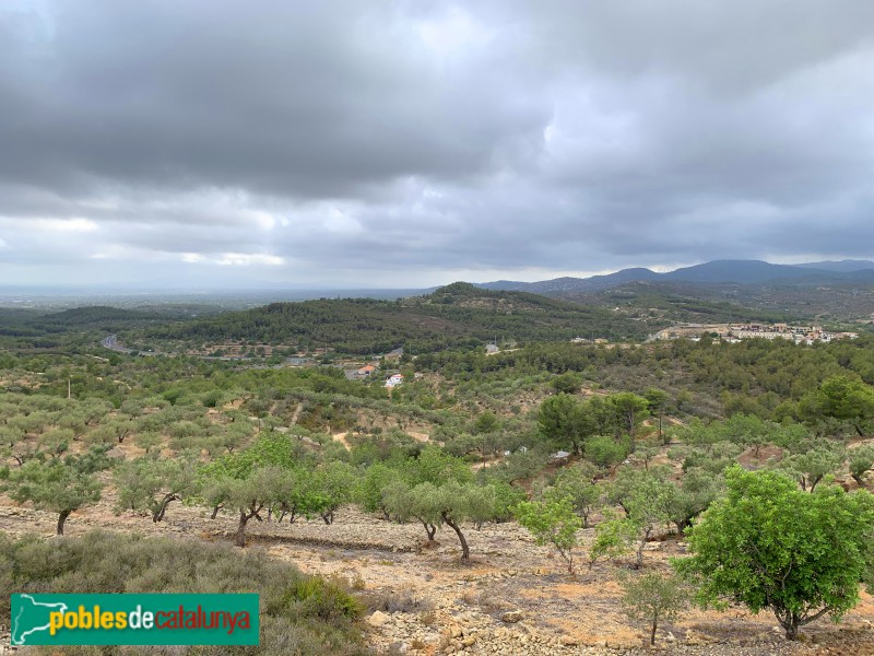 El Perelló - Panoràmica des de la Torre de les Guàrdies (Foto: Albert Esteves, 2019) El Perelló - Panoràmica des de la Torre de les Guàrdies