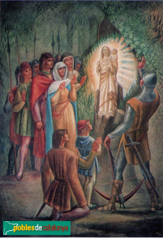 Valls - Església de la M.D. del Lledó, pintura de Català Gomis Valls - Església de la M.D. del Lledó, pintura de Català Gomis