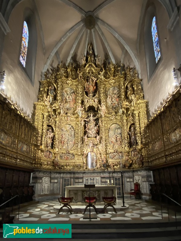 Arenys de Mar- Església de Santa Maria. Retaule (Foto: Albert Esteves, 2019) Arenys de Mar- Església de Santa Maria. Retaule