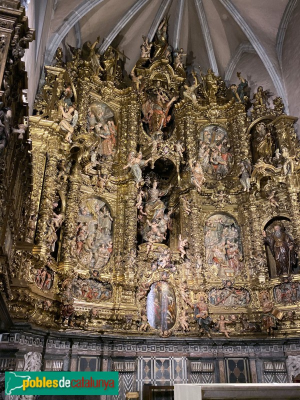 Arenys de Mar- Església de Santa Maria. Retaule (Foto: Albert Esteves, 2019) Arenys de Mar- Església de Santa Maria. Retaule