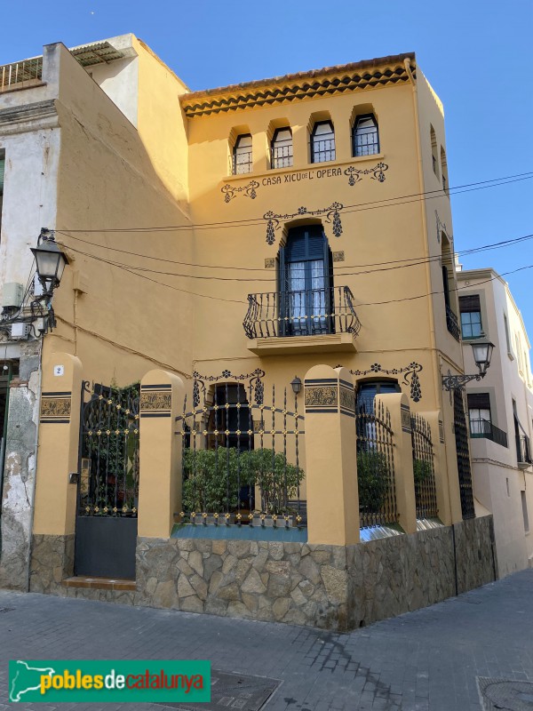 Arenys de Mar - Can Xicu de l'Òpera (Foto: Albert Esteves, 2019) Arenys de Mar - Can Xicu de l'Òpera