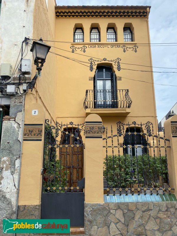 Arenys de Mar - Can Xicu de l'Òpera (Foto: Albert Esteves, 2019) Arenys de Mar - Can Xicu de l'Òpera