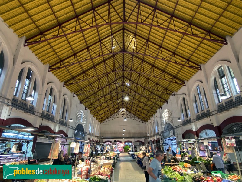 Arenys de Mar - Mercat municipal (Foto: Albert Esteves, 2019) Arenys de Mar - Mercat municipal