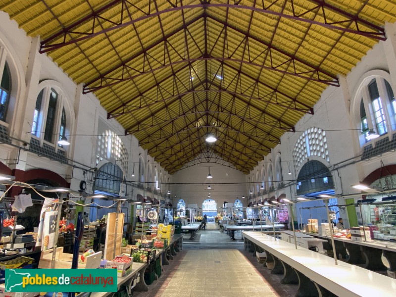 Arenys de Mar - Mercat municipal (Foto: Albert Esteves, 2019) Arenys de Mar - Mercat municipal