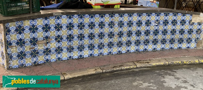 Arenys de Mar - Mercat municipal, detall (Foto: Albert Esteves, 2019) Arenys de Mar - Mercat municipal, detall