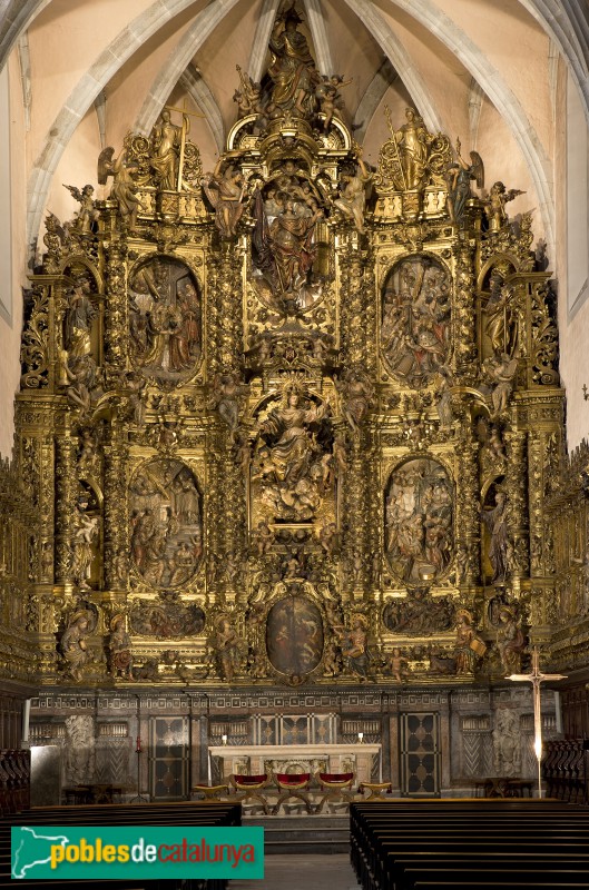 Arenys de Mar- Església de Santa Maria. Retaule (Foto: Bob Masters -calaix.gencat.cat-) Arenys de Mar- Església de Santa Maria. Retaule