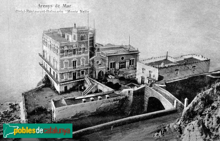 Arenys de Mar - Montcalvari, postal antiga Arenys de Mar - Montcalvari, postal antiga