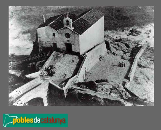 Arenys de Mar - Ermita de Montcalvari (Foto: Museu Marítim de Barcelona, 1890) Arenys de Mar - Ermita de Montcalvari